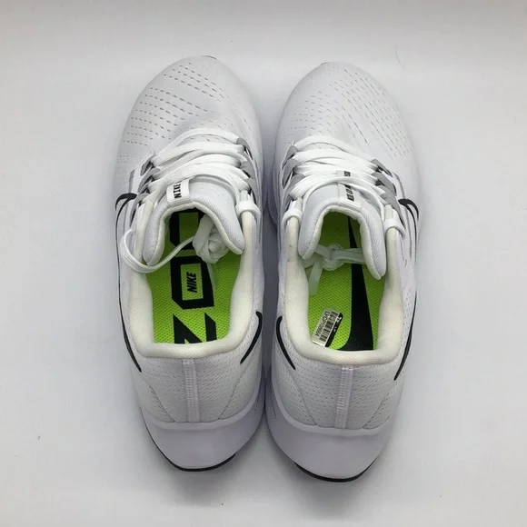 Nike Air Zoom Pegasus 38 Shoes Men's White Black (CW7356-100) - Picture 5 of 5